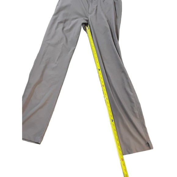 Under Armour‎ Pants Mens 30 x 31 Match Play Golf Chino Stretch Flat Front Gray - Picture 6 of 8